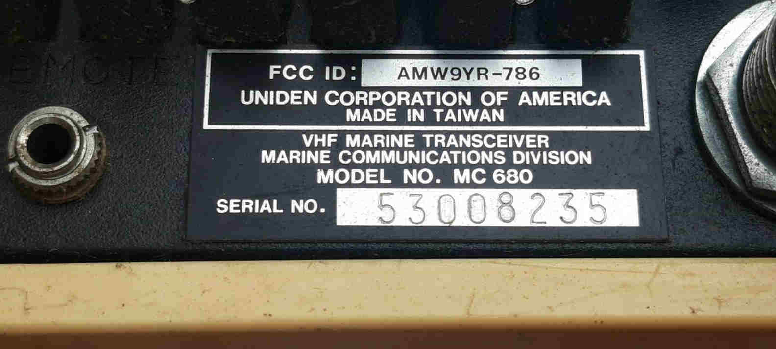 Uniden President MC 680